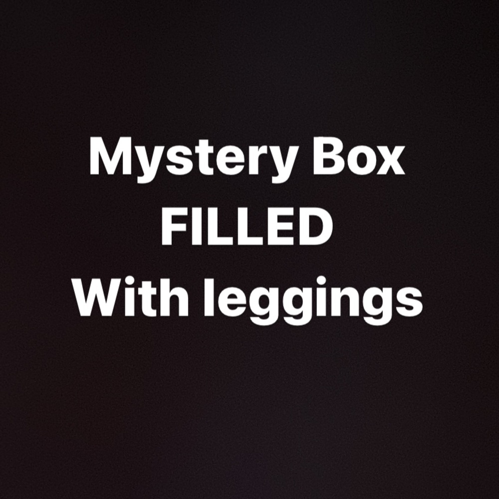 Mystery box filled with leggings
